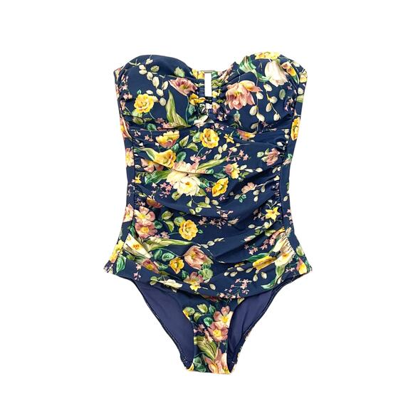 Zimmermann One Piece Swimsuit - Halter Neck Removable Tie - Blue - Size 2-4 - Picture 4 of 6